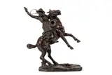 Smoking Up by Charles Marion Russell, bronze, sold Nov 2024