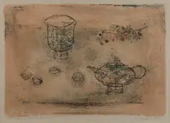 La théière by Zao Wou-ki, Lithographie, sold Jun 2015