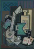 Guitare cubiste by Francois Dreulle, 1962, Aquarelle et gouache, sold Jun 2015