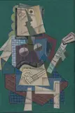 Le joueur de guitare by Francois Dreulle, 1962, Aquarelle et gouache, sold Jun 2015