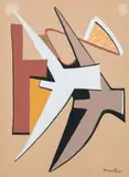 Sans titre by Alberto Magnelli, 1940, Gouache, sold Jun 2015