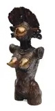 Torse féminin by Jef van Tuerenhout, Bronze à patine brune en partie poli, sold Dec 2009