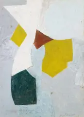 Sans titre by Serge Poliakoff, Gouache sur papier, sold Dec 2009