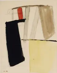 Equilibre by Jean Hélion, 1933, Gouache, aquarelle et mine de plomb sur papier, sold Dec 2009