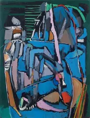 Sans titre by André Lanskoy, 1969, Gouache sur papier, sold Dec 2009