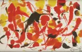 Composition by Michel Cadoret, 1970, Aquarelle sur papier, sold Jun 2014