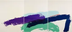 Sweeper Triptych (03697, 03639, 03640) by unknown Artist, serigraph on paper, sold Aug 2016