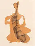 Femme accroupie by Henri Laurens, Um 1950, Farblithographie auf Velin, sold May 2014