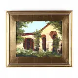 Tuscan Villa by Bill Wall, Oil on canvas, sold Jul 2020