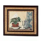 Still Life by Florence Harris Von Schlegell, Oil on canvasboard, sold Jul 2020
