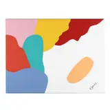 Colorful Abstract Painting by Sam Ezell, Oil on canvas, sold Jul 2020