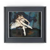 Seated Ballerina by Don Neiser, Oil on board, sold Jul 2020