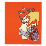 Astral Thinker by Peter Max, Serigraph in colors, sold Jul 2020