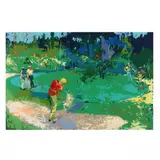 Golf Threesome: Lee Trevino, Jack Nicklaus, and Arnold Palmer by LeRoy Neiman, Serigraph in colors, sold Jul 2020