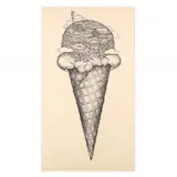 Dream Cone by James Grashow, Woodblock print, sold Jul 2020