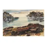 Day's Close by Norman Kenyon, Watercolor on paper, sold Jun 2020