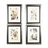 Four Floral Works by Fred Nall Hollis, Etching in colors, sold Jun 2020