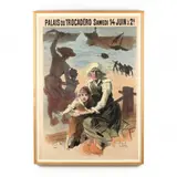 Palais du Trocadero Samedi by Jules Chéret, Lithographic poster in colors, sold Jun 2020
