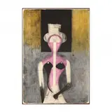 Mujer con Sombrero (Woman with Hat) by Rufino Tamayo, Lithograph in colors, sold Jun 2020