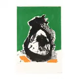 Untitled (from The Basque Suite ) by Robert Motherwell, Screenprint in colors, sold Jun 2020