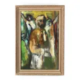 Untitled by Ben Shahn, Oil on canvas, sold Jun 2020