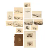 Collection of Prints from the Roberts' Sketches of the Holy Land, Dedicated by Permission to Her Majesty Portfolio by David Roberts, To include (13) framed lithographs (some hand colored) in varying frames, sold Jun 2020