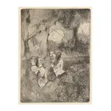 Danseuse dans la Coulisse by Edgar Degas, Etching, sold May 2020
