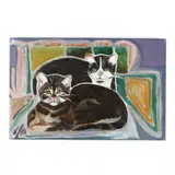 Kats by Olivia Gatewood, Acrylic on canvas, sold May 2020