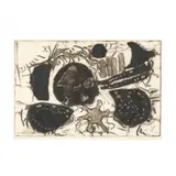 Fossilscape by G. Cappleman, Etching and aquatint, sold May 2020