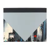 Abstract Painting by Richard Siegman, Acrylic and polyurethane on Ultra board, sold May 2020