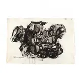 Untitled by John P. Mansfield, Ink on paper, sold May 2020
