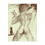 Nu Gris by Salvador Dalí, Lithograph, sold May 2020