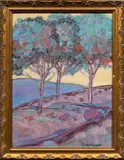 Untitled (Nature) by Don Burgess, oil on board, sold Jul 2026