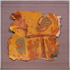 Fire Series by Beth Ames Swartz, 1985, mixed media, sold Jul 2026
