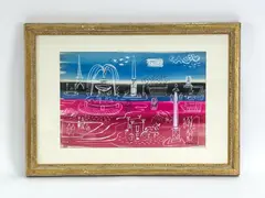 Parisian view by Charles Cobelle, Gouache, sold Mar 2022