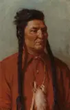 Other Medicine – Crow by Joseph Henry Sharp, oil on canvas, sold Nov 2024