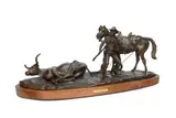 Riders in the Distance by Grant Speed, 1976, bronze, sold Nov 2024