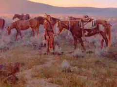 The Twilight Hours by Jim Norton, 1994, oil on canvas, sold Nov 2025