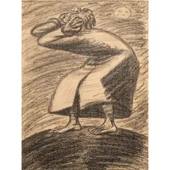 Ex Profundis by Ernst Barlach, 1924, lithograph, sold Aug 2026