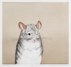 Marvin by Beth Van Hoesen, 1979, etching with aquatint, sold Aug 2026