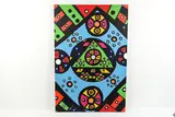Untitled by Roland Roberge, Abstract inkjet print on canvas, overpainted with acrylic paints, sold Mar 2022