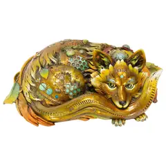 Foxy by Nano Lopez, 2012, bronze with hand-applied patina, sold Aug 2026