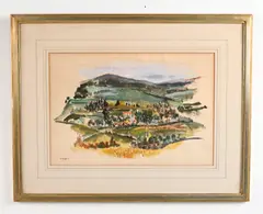 Untitled by Bernard Karfiol, Watercolor painting, sold Apr 2022