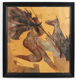 Untitled by Shardul Kadam, Modern mixed media, sold Apr 2022
