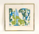 Untitled by Bevlyn Simson, Abstract serigraph, sold Apr 2022