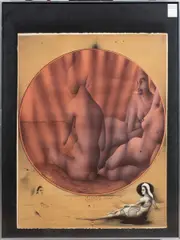 Le Bain Turc nach Ingres by Paul Wunderlich, 1973, lithograph, sold Aug 2026
