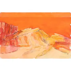 Untitled by Jason Schoener, gouache on paper, sold Aug 2026