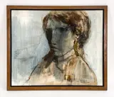 A young man, signed lower right and dated '70 by Gino Hollander, Oil on canvas, sold May 2022
