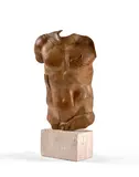 Persée by Igor Mitoraj, 1988, Bronze à patine brune et pierre, sold Nov 2023