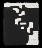 Batz by Eduardo Chillida, 1984, Eau-forte en noir imprimée sur Rives et Chine, sold Nov 2023